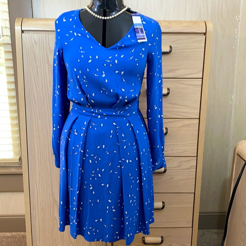Closet London Cerulean Blue Dress size 6 Classy!!